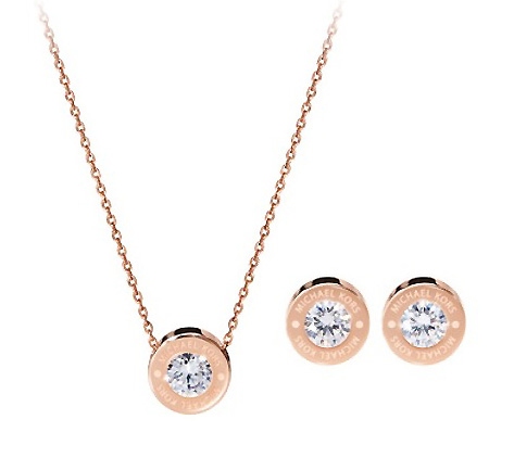 Značky - Set náhrdelník a naušnice Michael Kors