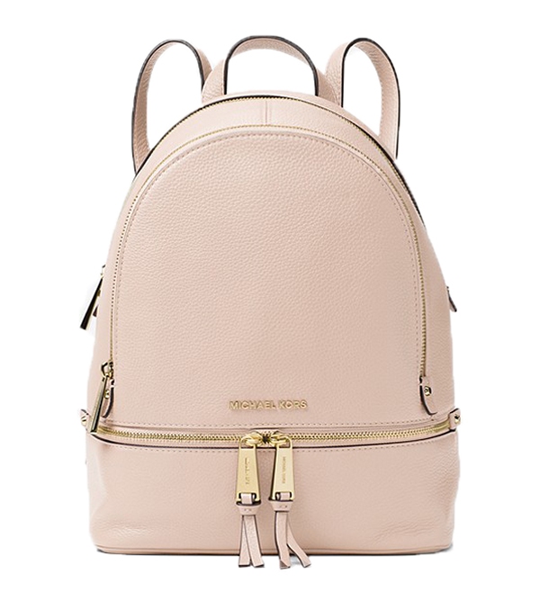 Značky - Kabelka Michael Kors Rhea Medium Leather Backpack soft pink