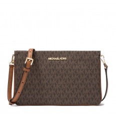 Kabelka Michael Kors Triple Logo Crossbody brown