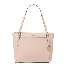 Kabelka Michael Kors Voyager Large Saffiano Leather Top-Zip Tote soft pink