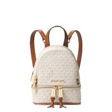Kabelka Michael Kors Rhea Mini Logo Backpack vanilla