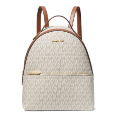 Kabelka batoh Michael Kors Sheila Medium Signature Backpack vanilla